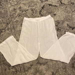 Beachy see-through pants, great for vacation, 82% Polyester, 18% Spandex